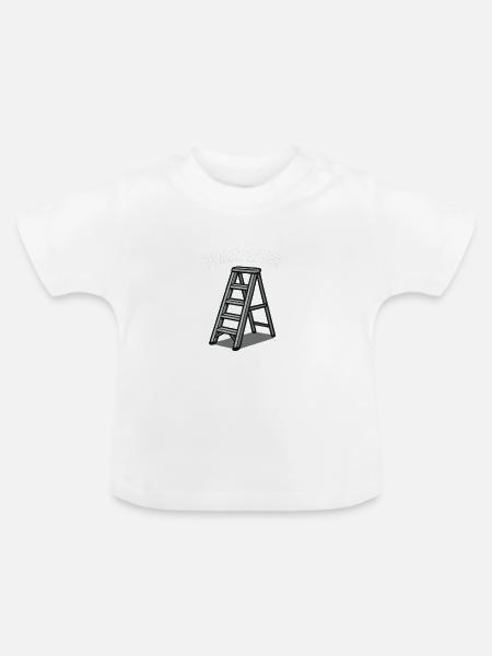 Teamleiter Geschenke - Baby Bio-T-Shirt mit Rundhals - Weiß