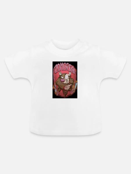Zombison 3 Poster - Baby Bio-T-Shirt mit Rundhals - Weiß