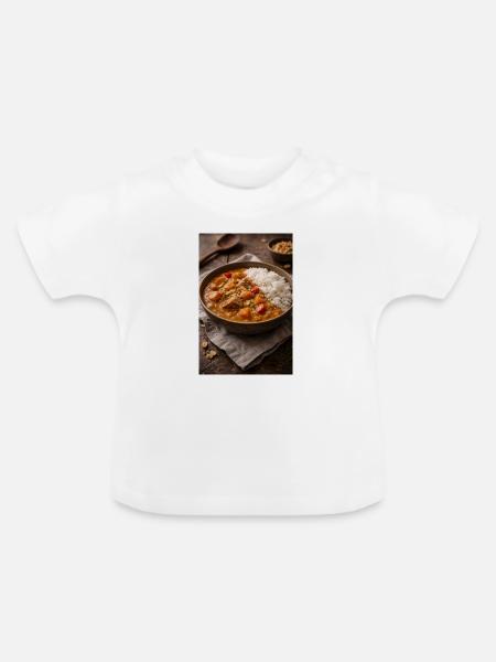Groundnut Stew - Baby Bio-T-Shirt mit Rundhals - Weiß