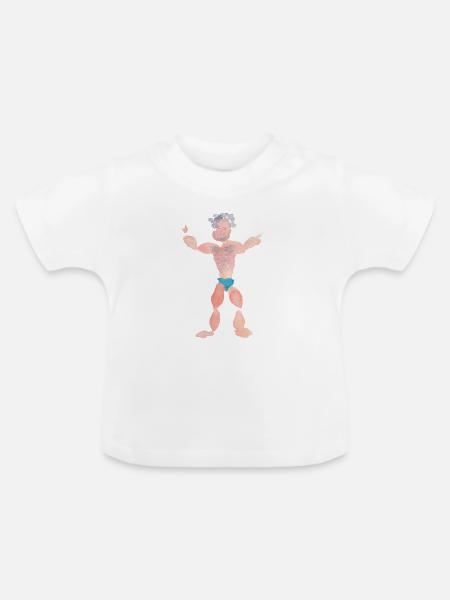 Wassermann - Baby Bio-T-Shirt mit Rundhals - Weiß