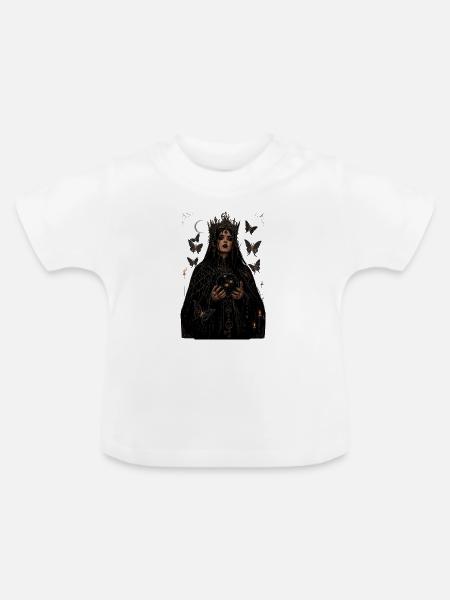 Dunkle Königin der Nachtreiche - Baby Bio-T-Shirt mit Rundhals - Weiß