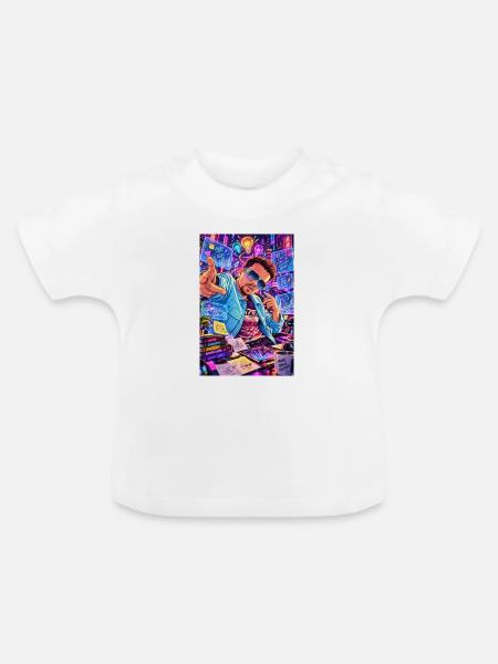 1000202901 - Baby Bio-T-Shirt mit Rundhals - Weiß