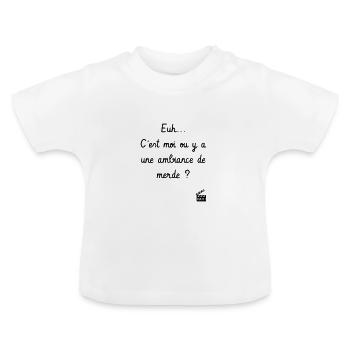Kaameløtt - Réplique Culte - Léodagan - Humour - T-shirt bio col rond Bébé - blanc - Devant