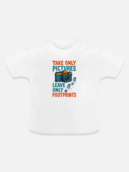 Urbex - Stadterkundung - Baby Bio-T-Shirt mit Rundhals - Weiß