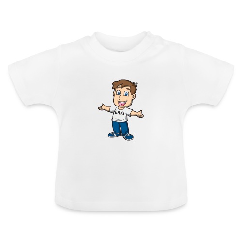 Dein Erkelenz Maskottchen ERKI - Baby Bio-T-Shirt mit Rundhals