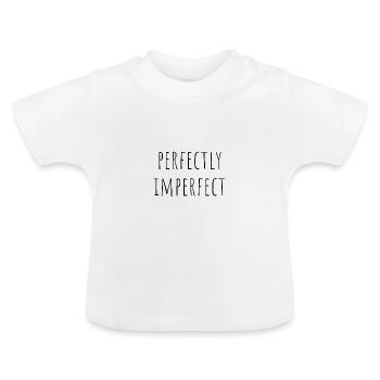 PARFAITEMENT - T-shirt bio col rond Bébé - blanc - Devant