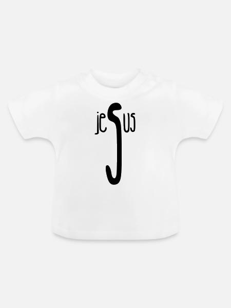 Jesus / Christentum / Katholisch - Baby Bio-T-Shirt mit Rundhals - Weiß