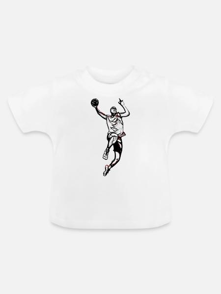 Ballsport - Baby Bio-T-Shirt mit Rundhals - Weiß