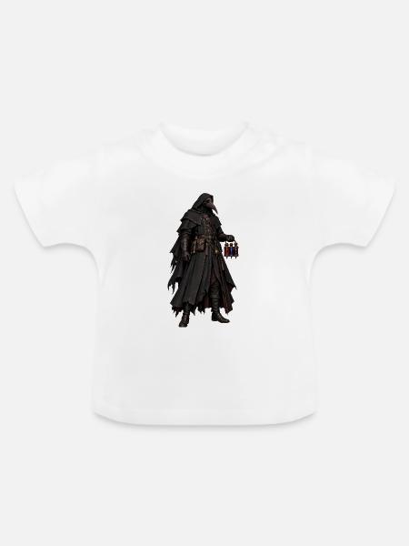 Pestdoktor Gothic Talisman - Baby Bio-T-Shirt mit Rundhals - Weiß