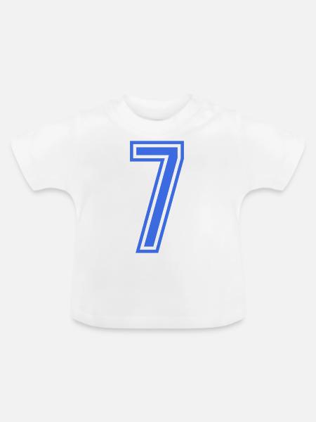7 - Baby Bio-T-Shirt mit Rundhals - Weiß