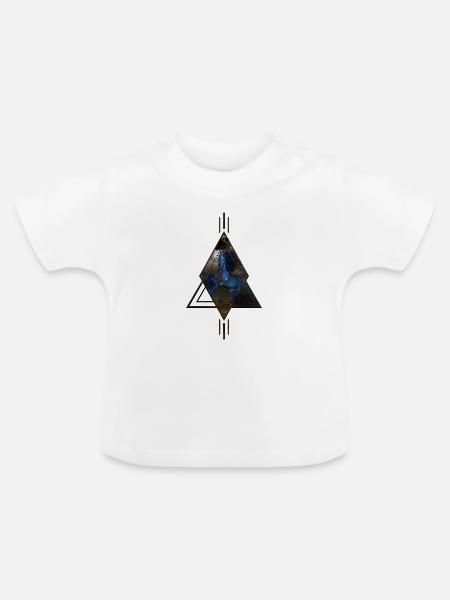 Wunderbares Fantasy-Pferd - Baby Bio-T-Shirt mit Rundhals - Weiß