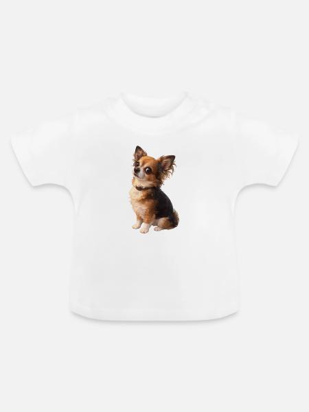 Dexter - Baby Bio-T-Shirt mit Rundhals - Weiß