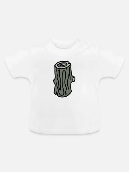 greenLog - Baby Bio-T-Shirt mit Rundhals - Weiß