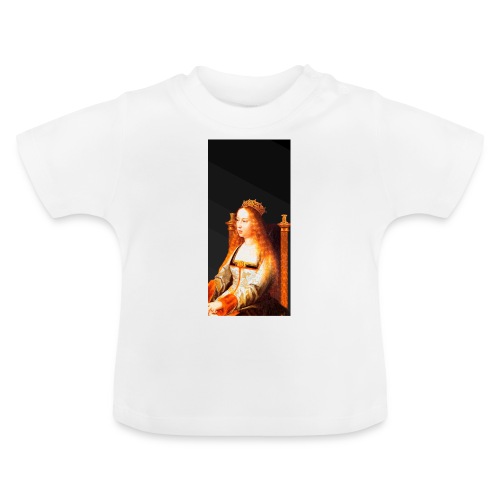 Isabel La Católica - Ekologiczna koszulka niemowlęca z okrągłym dekoltem