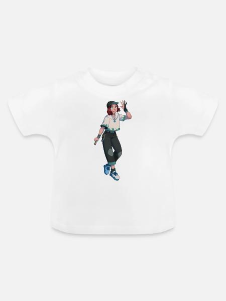 Fria - Baby Bio-T-Shirt mit Rundhals - Weiß