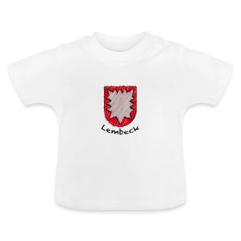 LEMBECK MANTEAU DE BRAS 07 2018 - T-shirt bio col rond Bébé - blanc - Devant
