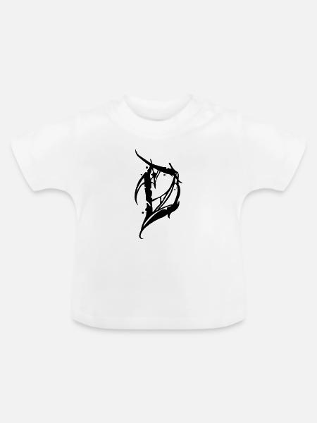 D - Baby Bio-T-Shirt mit Rundhals - Weiß
