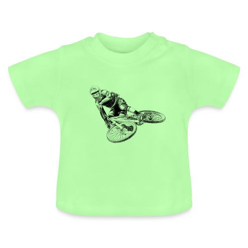 Mountainbiker - Baby Bio-T-Shirt mit Rundhals