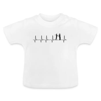 Dancer Dancer Couple dance Choreography Gift - Baby Organic T-Shirt with Round Neck - white - Front