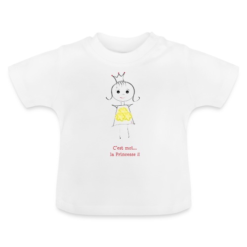 Princesse - T-shirt bio col rond Bébé