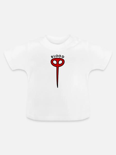 Moskito Blutsauger - Baby Bio-T-Shirt mit Rundhals - Weiß
