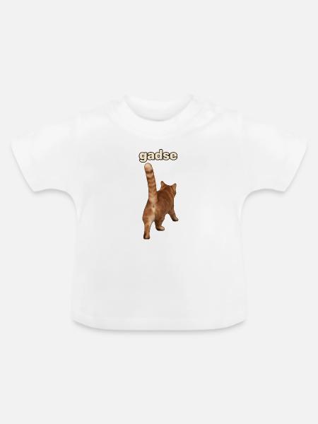 Gadse - Baby Bio-T-Shirt mit Rundhals - Weiß