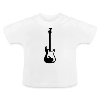 bass - T-shirt bio col rond Bébé - blanc - Devant