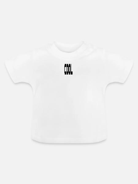 COOL - Baby Bio-T-Shirt mit Rundhals - Weiß