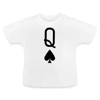 save lady - Baby Organic T-Shirt with Round Neck - white - Front