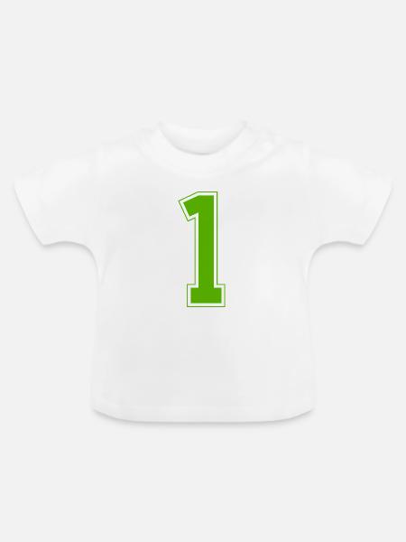 z1b - Baby Bio-T-Shirt mit Rundhals - Weiß