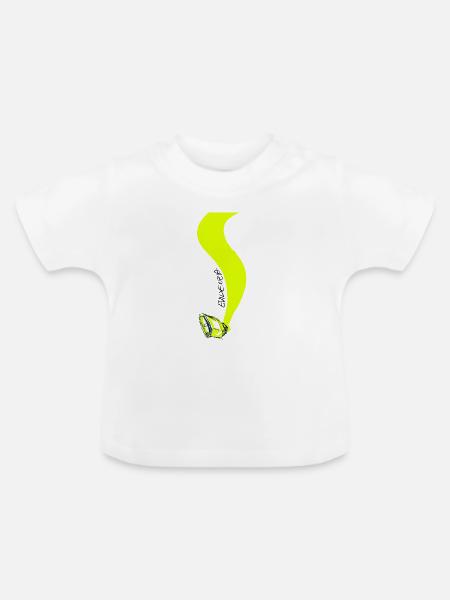 Höhepunkt - Baby Bio-T-Shirt mit Rundhals - Weiß
