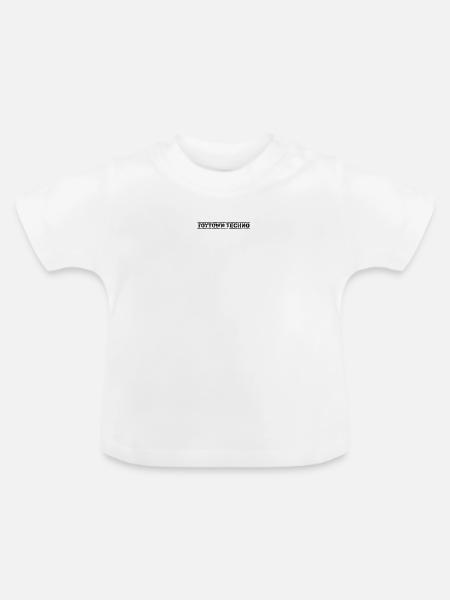 Toytown Techno - Baby Bio-T-Shirt mit Rundhals - Weiß