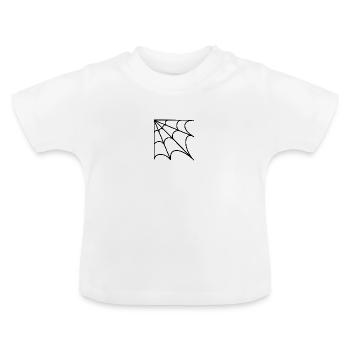 Cobweb - Baby Organic T-Shirt with Round Neck - white - Front