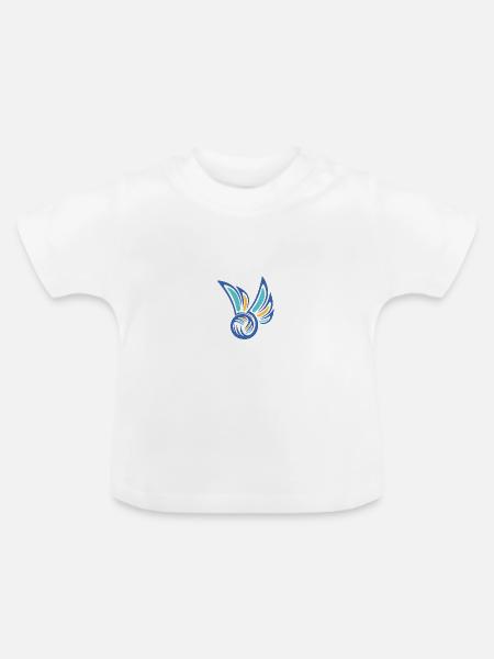 Ballsport - Baby Bio-T-Shirt mit Rundhals - Weiß