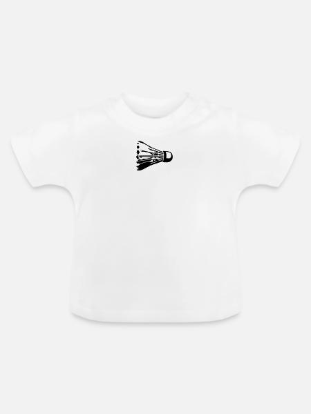 Federball - Baby Bio-T-Shirt mit Rundhals - Weiß