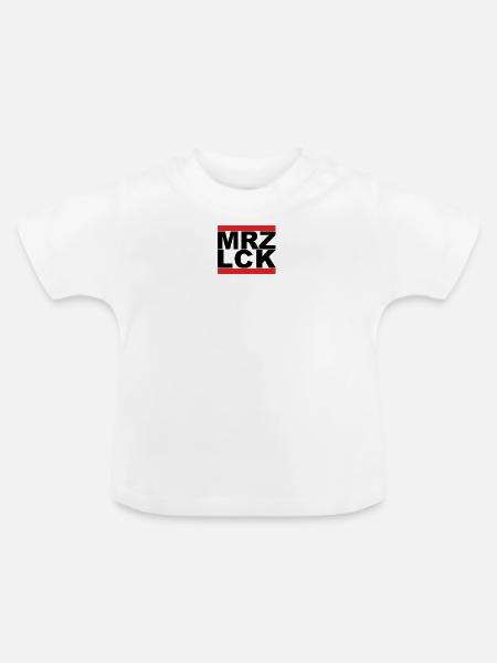 MRZ LCK - Baby Bio-T-Shirt mit Rundhals - Weiß