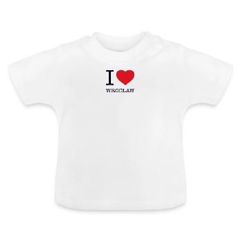 J’ADORE WROCLAW - T-shirt bio col rond Bébé - blanc - Devant
