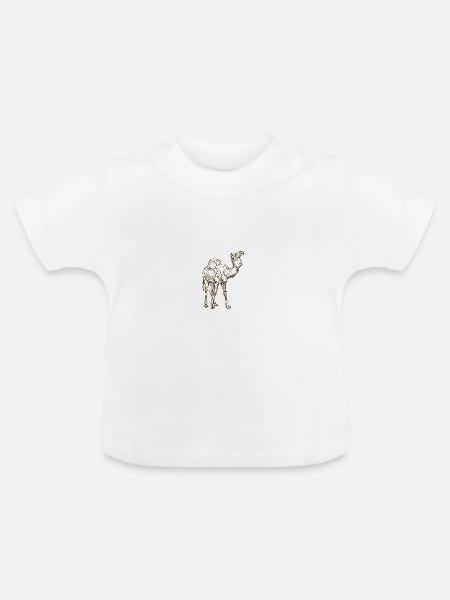 Wildtiere - Baby Bio-T-Shirt mit Rundhals - Weiß