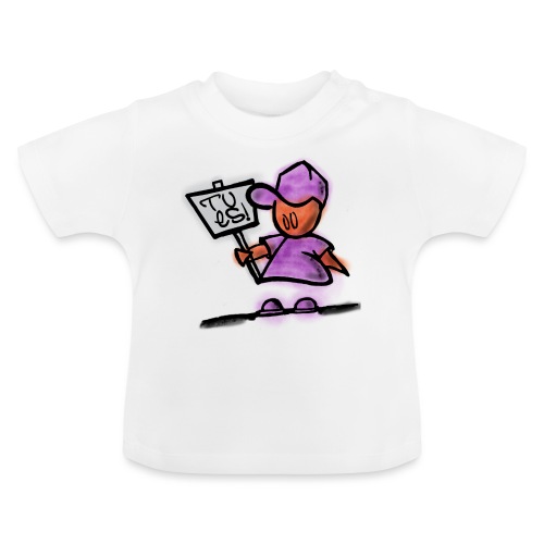 Tu es! - Baby Bio-T-Shirt mit Rundhals