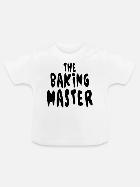 Printflow Baking Master - Baby Bio-T-Shirt mit Rundhals - Weiß