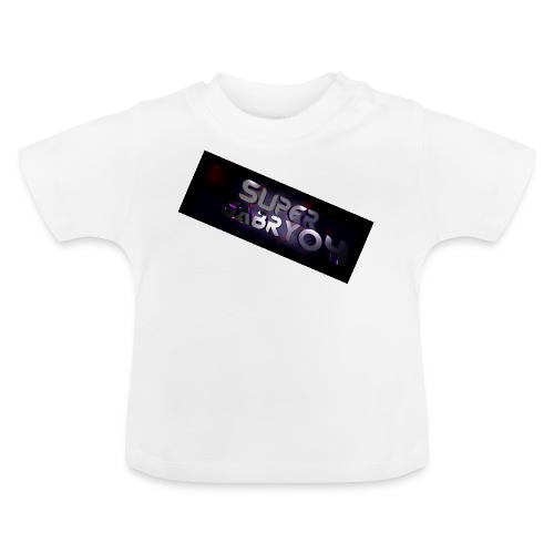 SUPERGABRY04 - Maglietta ecologica con scollo rotondo per neonato