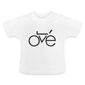 Vélo amour roue vélo cadeau infini - T-shirt bio col rond Bébé - blanc - Devant