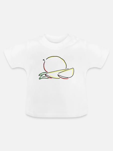 Mango - Baby Bio-T-Shirt mit Rundhals - Weiß