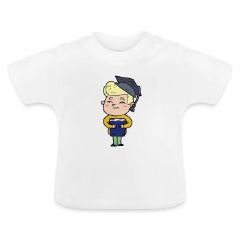 Mon rêve de diplôme de Bachelor Master - T-shirt bio col rond Bébé - blanc - Devant
