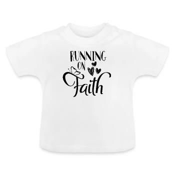 Proverbes - T-shirt bio col rond Bébé - blanc - Devant