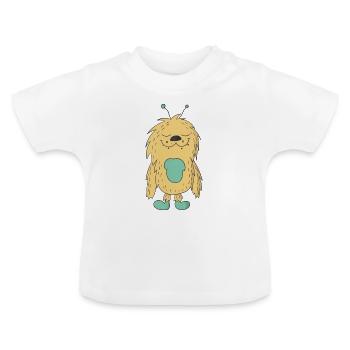 Alien - T-shirt bio col rond Bébé - blanc - Devant