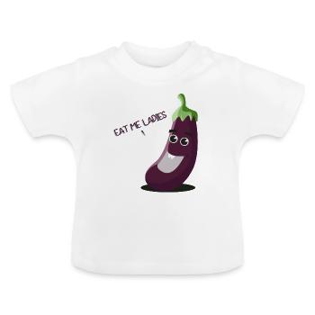 vegetables - Baby Organic T-Shirt with Round Neck - white - Front
