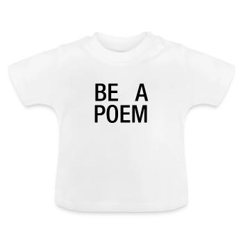 Être un poème - T-shirt bio col rond Bébé - blanc - Devant