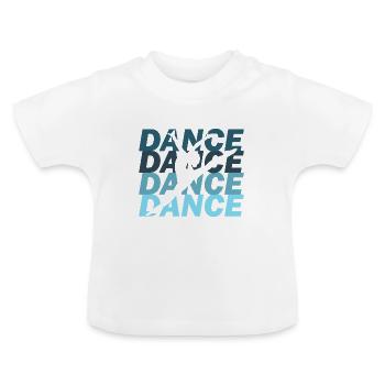 Danse Danse Danse Ballet Danseuse - T-shirt bio col rond Bébé - blanc - Devant