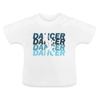 Danseur Danseur Danseur - T-shirt bio col rond Bébé - blanc - Devant